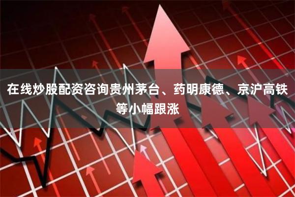 在线炒股配资咨询贵州茅台、药明康德、京沪高铁等小幅跟涨